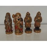 4 Chinese figures