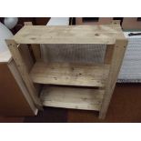 Garden potting shelf