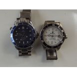 Omega seamaster 007 & Rolex submariner wristwatch