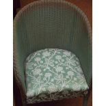 Lloyd loom style tub chair