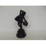 After D.H Chiparus, bronze figure of a schoolgirl