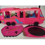 Barbie Rock Star Tour bus with stage from the 1980
