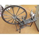 Victorian spinning wheel