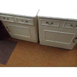 Pair of bedside cabinets