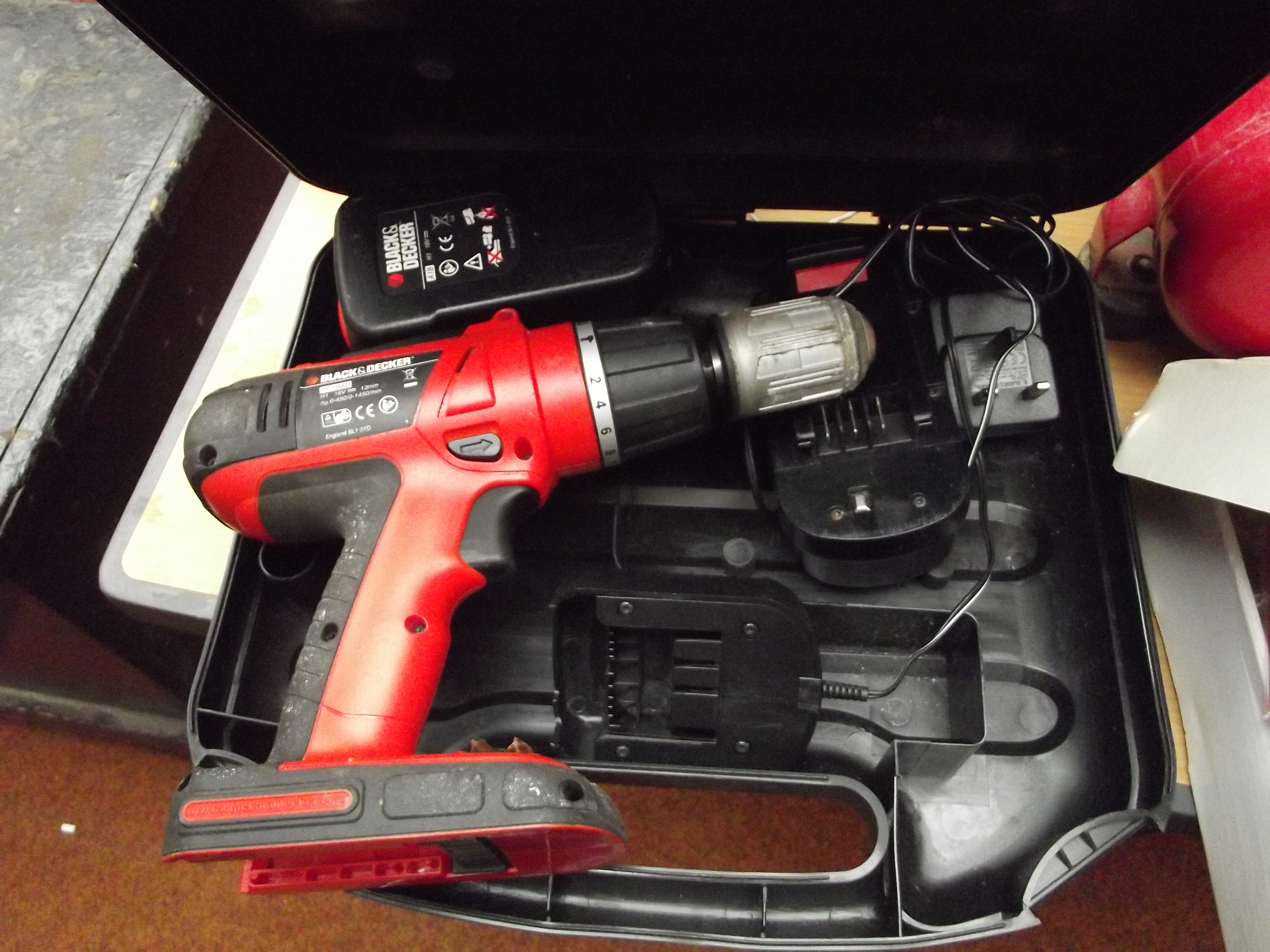 Black & Decker cordless drill