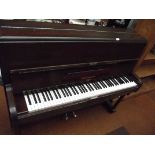 Monington & Western of London mahogany upright pia