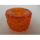 Whitefriars tangerine candle holder