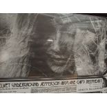 Velvet underground concert poster