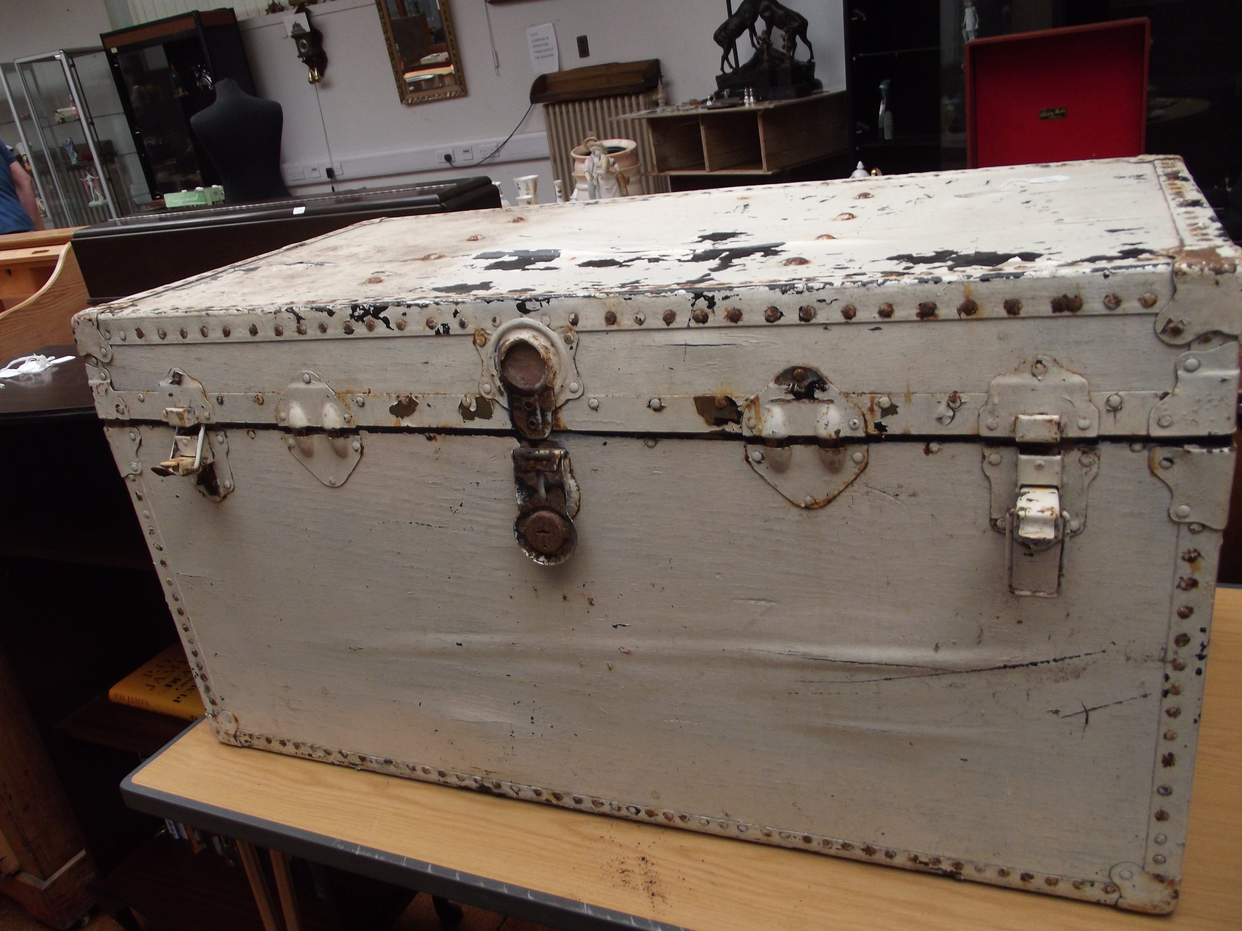 Large vintage trunk