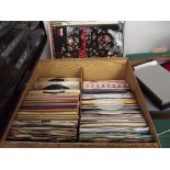 Large collection of singles and LP's