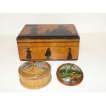 Regency box and contents