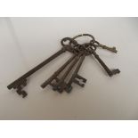 Large ornamental set of keys