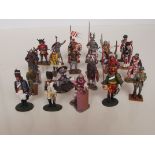 Twenty Del Prado figures