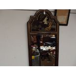 Oriental style hall mirror