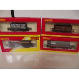 Four Hornby Railway 00 Gauge Rolling Stock