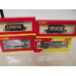 Four Hornby 00 Gauge Rolling Stock