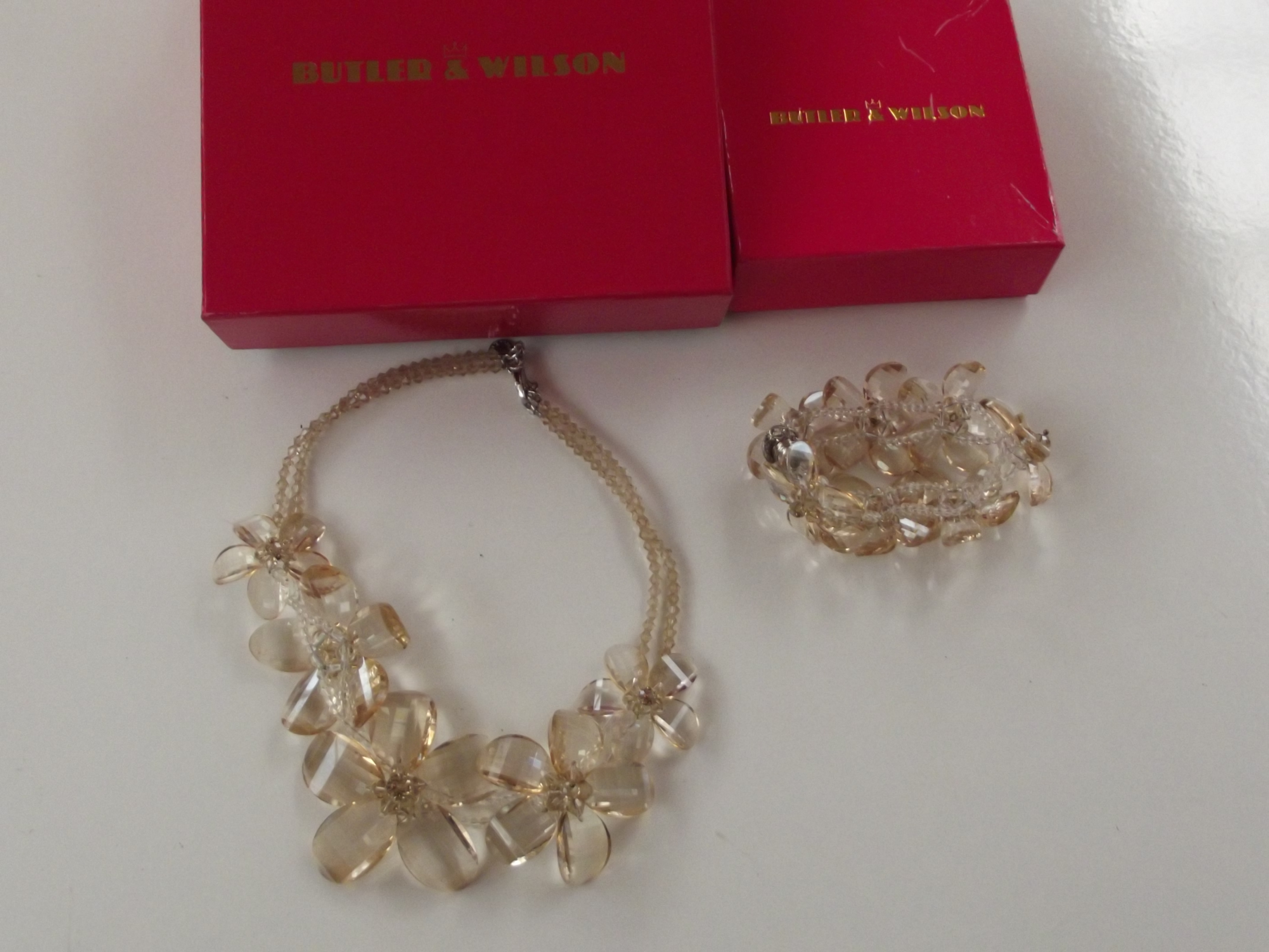 Butler & Wilson necklace and bracelet