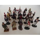 Twenty Del Prado figures