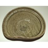 Chinese Fujian province celadon bowl, misshaped in