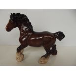 Beswick Shire horse 20cm