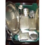 Cigarette box and other metal ware