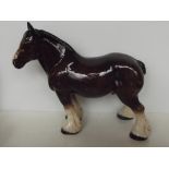 Ceramic Shire horse