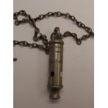 Clitheroe metropolitan police whistle