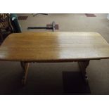 Ercol elm refectory table