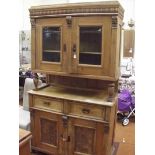 Victorian pine kitchen sideboard