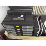 Collection of 8 toolboxes