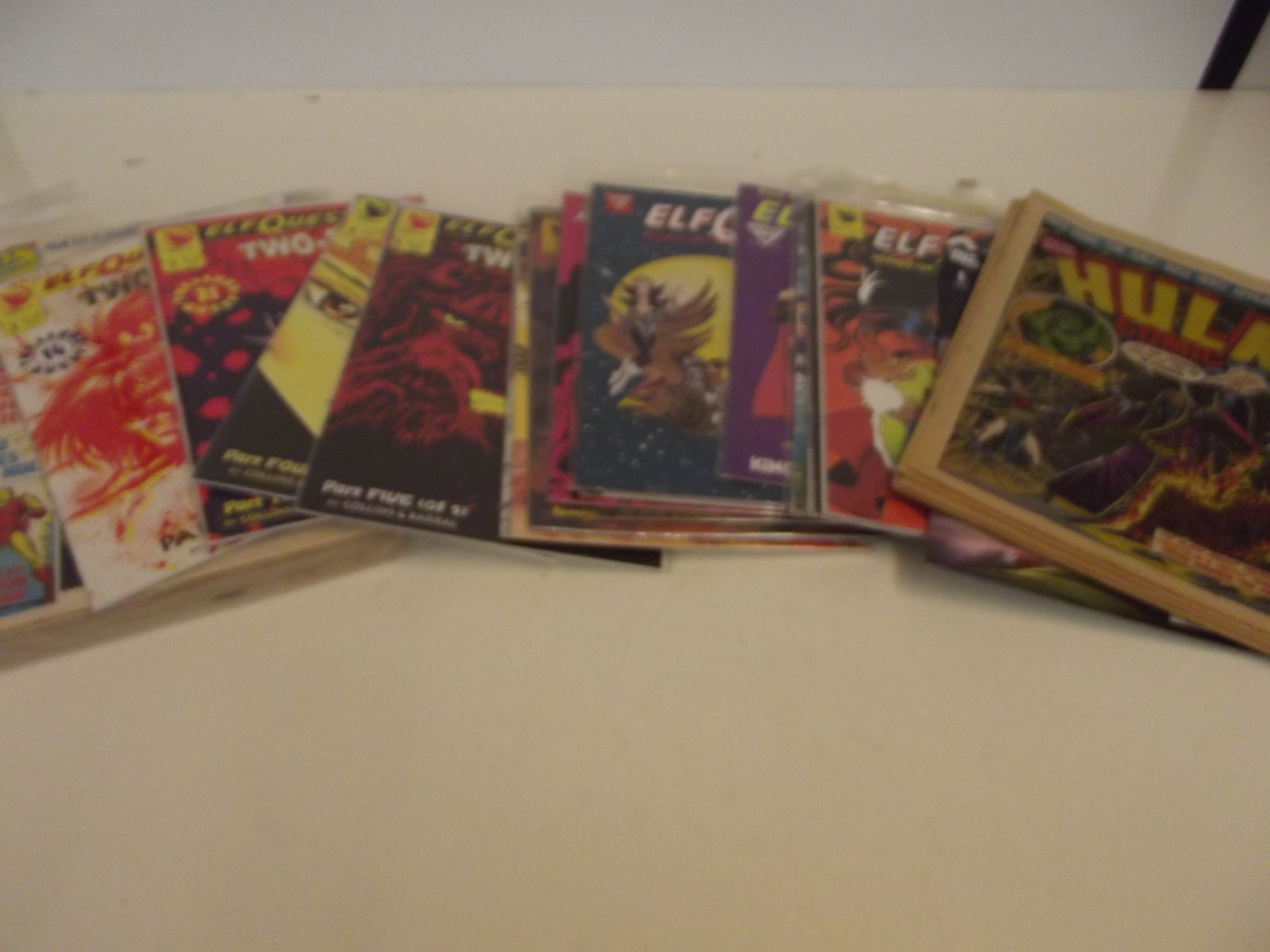 Large collection of vintage super hero comics