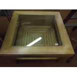 Very good quality Willis and Gambier Maze oak coffee table