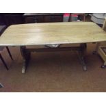 Ercol elm refectory table