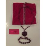 Lola Rose semi precious stone necklace and bracele