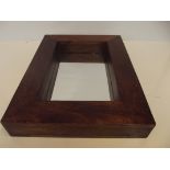 Wood framed mirror 40 cm x 30 cm