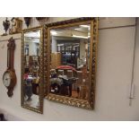 Two gilt framed mirrors