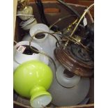 Assorted lamps and shades