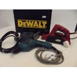 Various power tools to inlcude a DeWalt drill case