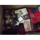 Coin collection to include vacant cases