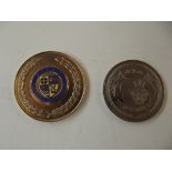Cased British legion commemorative coin together w