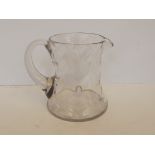 Whitefriars clear glass lemonade jug