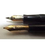 Two blackbird fountain pens with 14 ct gold nib