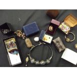 Various costume jewellery to include cocktail watc