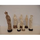 Chinese figurines, resin