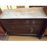 Early 20th century two over two set of drawers