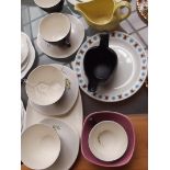 22 pieces of assorted Midwinter tea set