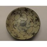 Chinese Tek Sing shipwreck lotus pattern dish, num