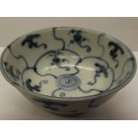 Chinese Tek Sing shipwreck lotus pattern bowl, num