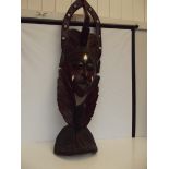 Large African wall mask. Height 99cm