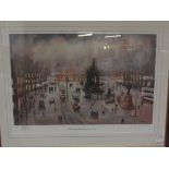 Signed B McMullen limited edition print with blind